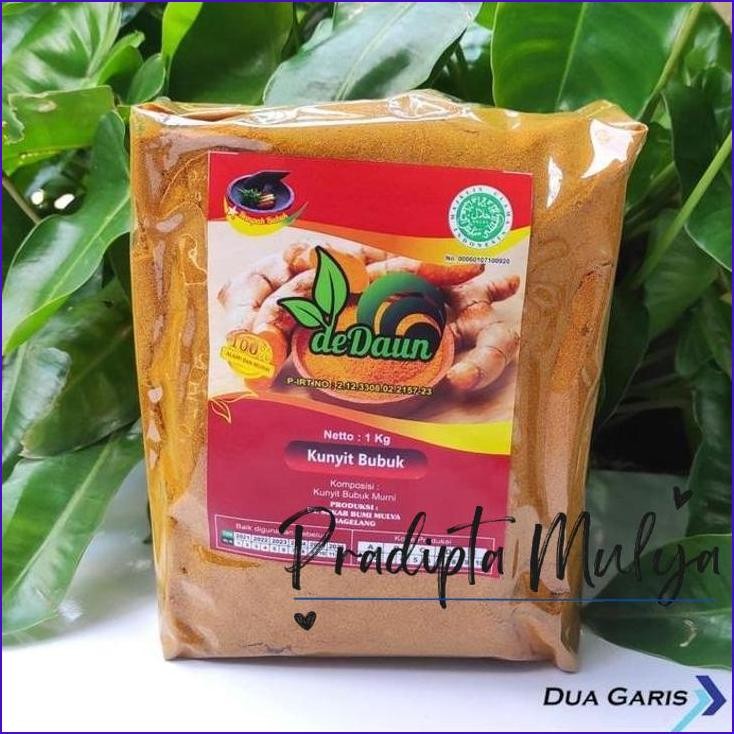 

Langsung Di Co Kunyit Bubuk 1Kg Asli / Pure Turmeric Powder 1000 Gram Rempah Rempah Organik