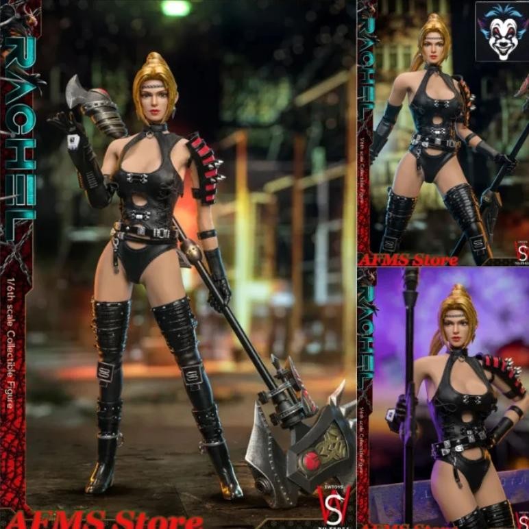 In Stock SWTOYS 1/6 FS051 RACHEL Moveable Eye with One-piece Suit Model Full Set 12" Female Soldier 