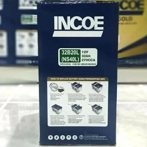 Aki Mobil Agya, Ayla, Calya, Sigra NS40L NS40ZL INCOE Aki Basah murah