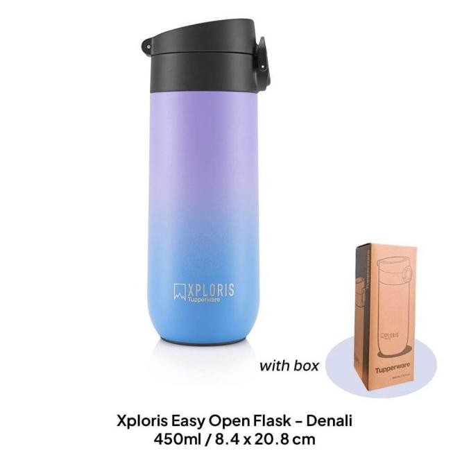 Promo Tupperware Xploris Easy Open Flask Botol Termos [A08]