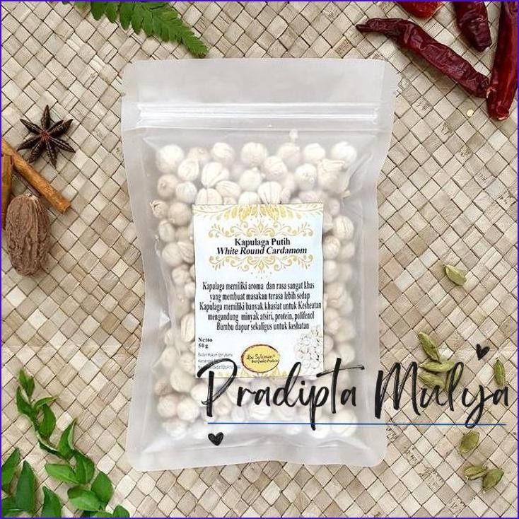 

Langsung Di Co Kapulaga Putih Super Pack / White Round Cardamom Pilihan Abu Sulaiman