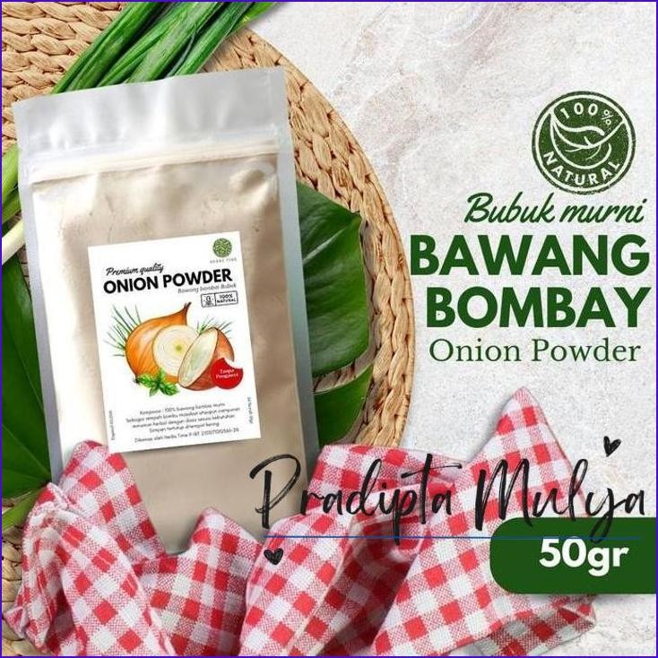 

Ready..!! Onion Powder Pure Bawang Bombay Bubuk Premium Herbs Time