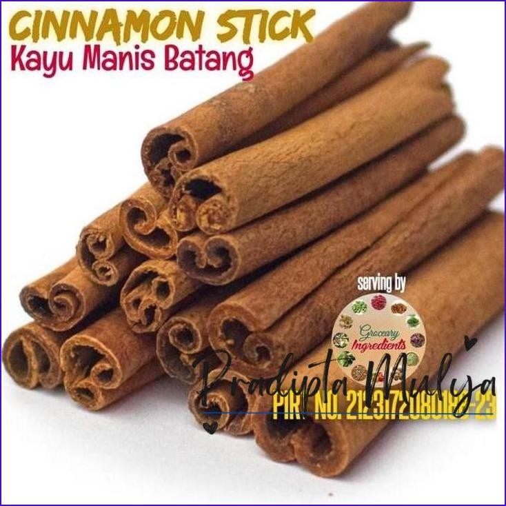 

Cuci Gudang..!! Cinnamon Stick 250Gram / Kayu Manis Batang 250Gram