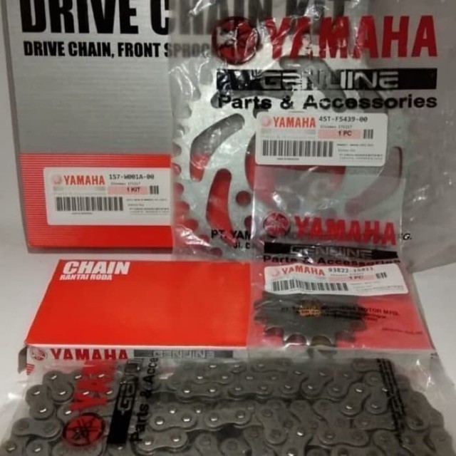 1S7-W001A-00 (KIT) CHAIN SPROCKET KIT (1S71) ORIGINAL YAMAHA