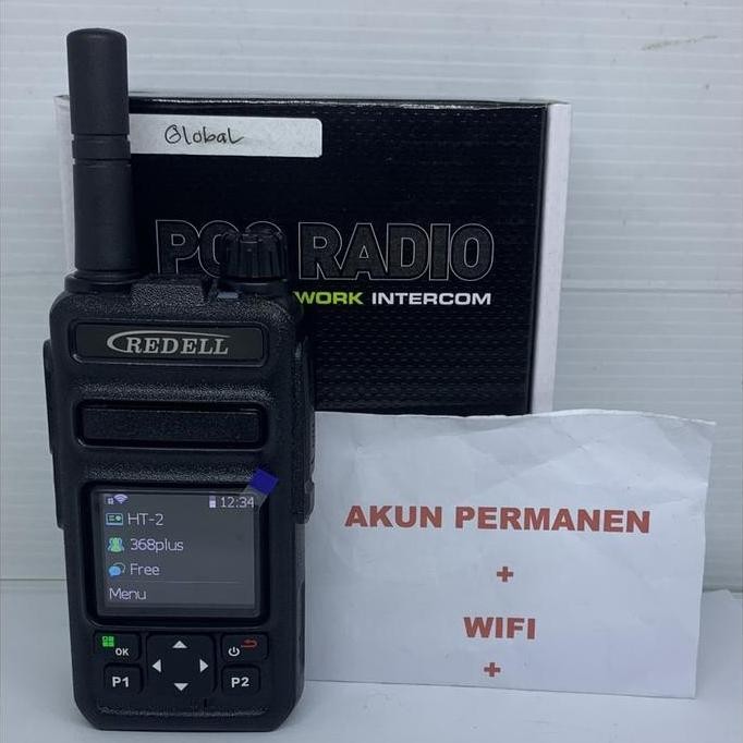 NEW HT HANDY TALKIE POC REDELL DS-368 4G Bisa Jarak Jauh Sampai 10.000 KM
