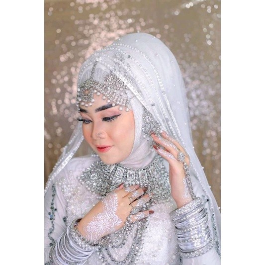 Slayer Pengantin/Veil Pengantin/Slayer Akad/Slayer Wedding/Slayer Pesta/Slendang Pengantin