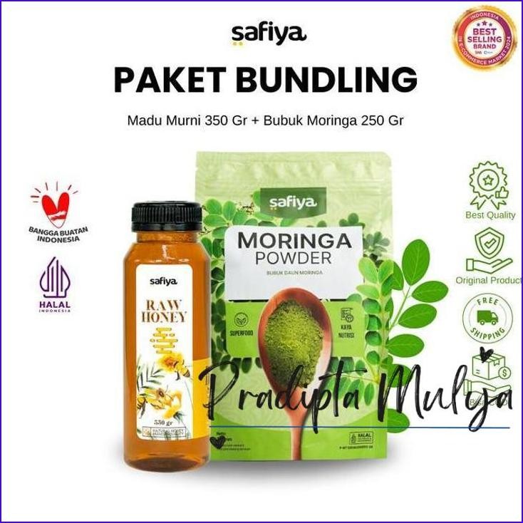

Yok Di Order Safiya Paket Daun Kelor Bubuk 250 Gr Moringa + Madu Murni 350 Gr