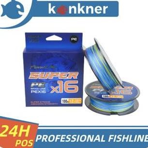 Kenkner Senar Pancing Kuat x16 Stands Braided Helai Tali Pancing Dikepang Multifilamen Tahan Lama PE