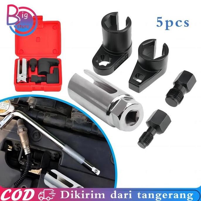 NEW 5pcs/Set Kunci Sensor O2 Kunci Oksigen Sensor Kunci Sensor O2 Mobil Kunci Sensor Oksigen Mobil