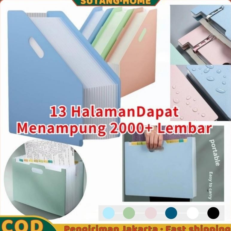 

READY STOK SUTANGTemplate File Standing A4 File Folder Document Bag | Tas Document File 13 Sekat | FREE STICKERS | Desktop Tas File Penyimpanan Vertikal Kapasitas Besar | Sekolah Kantor Pelajar Berkas Kertas Folder Organizer Siap kirim