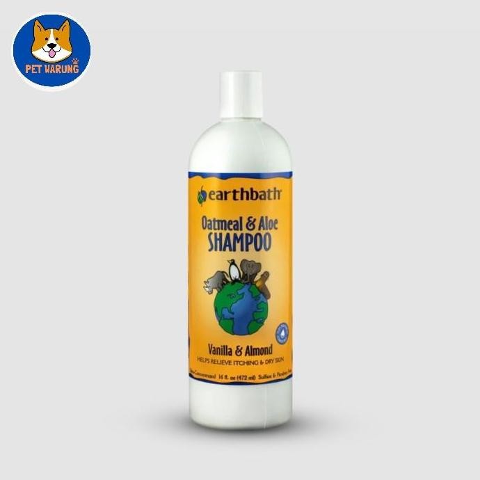 Earthbath Oatmeal & Aloe Dog Shampoo - Shampoo Anjing