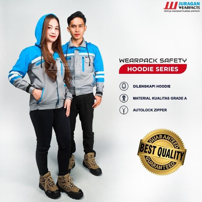 New Arrival Jaket Tambang Jaket Hoodie Safety Wearpack Safety Atasan Seragam Kerja Lapangan Panjang 