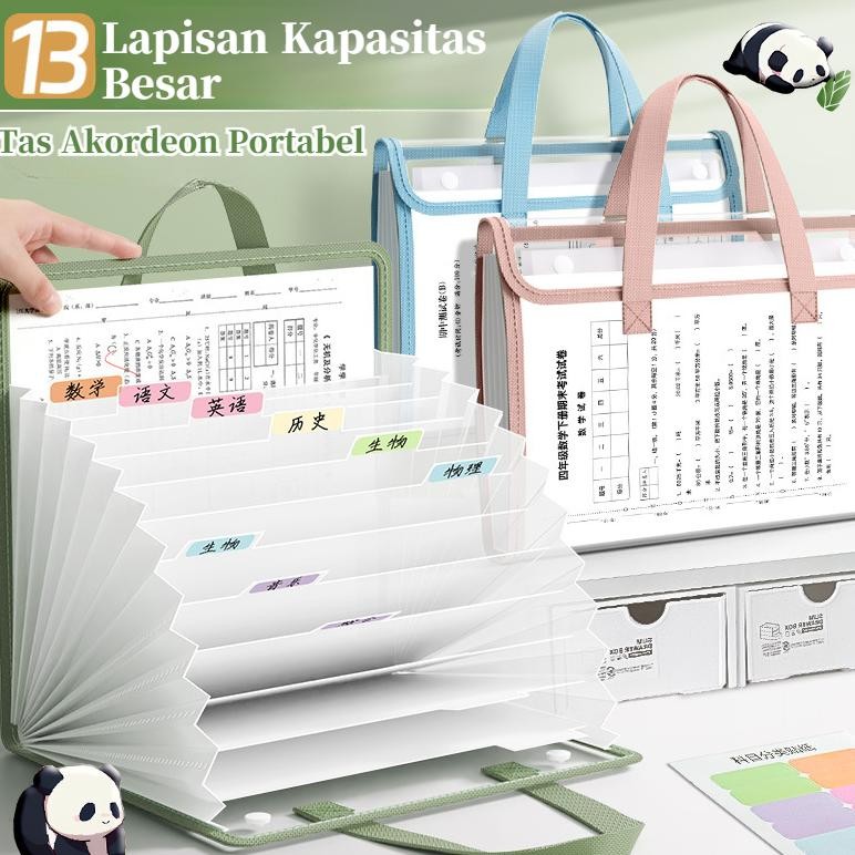 

TERMURAH 13 GayaA4 Transparan File Folder Document Bag Tas Dokumen File A4 Ukuran Folio Tas Berkas Dokumen Map Folder Bag 13 Sekat Siap kirim