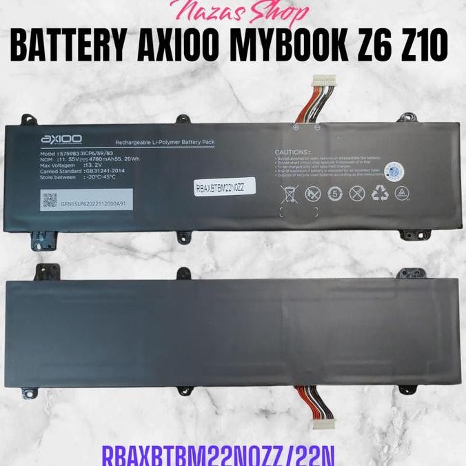 Battery Baterai Axioo Mybook Z6 Z10 Original Axioo (22N)