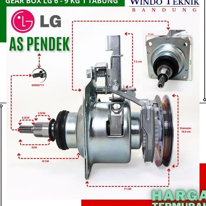 GEAR BOX MESIN CUCI 1 TABUNG | GEAR BOX AUTOMATIC | GEAR BOX
