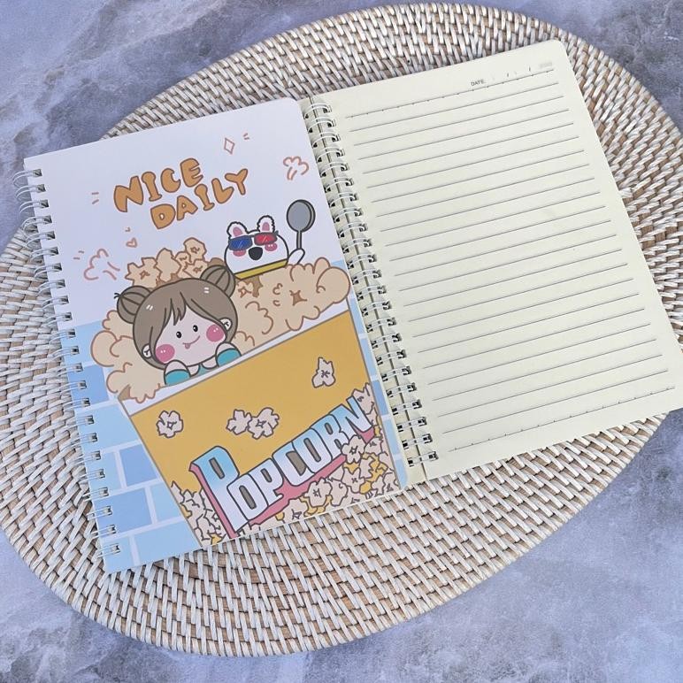 

Buku Ring A5 Nice Daily Binder Notes Karakter Lucu Momo Tulis Catatan New Product