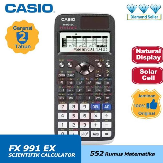 

Kalkulator FX 991 EX