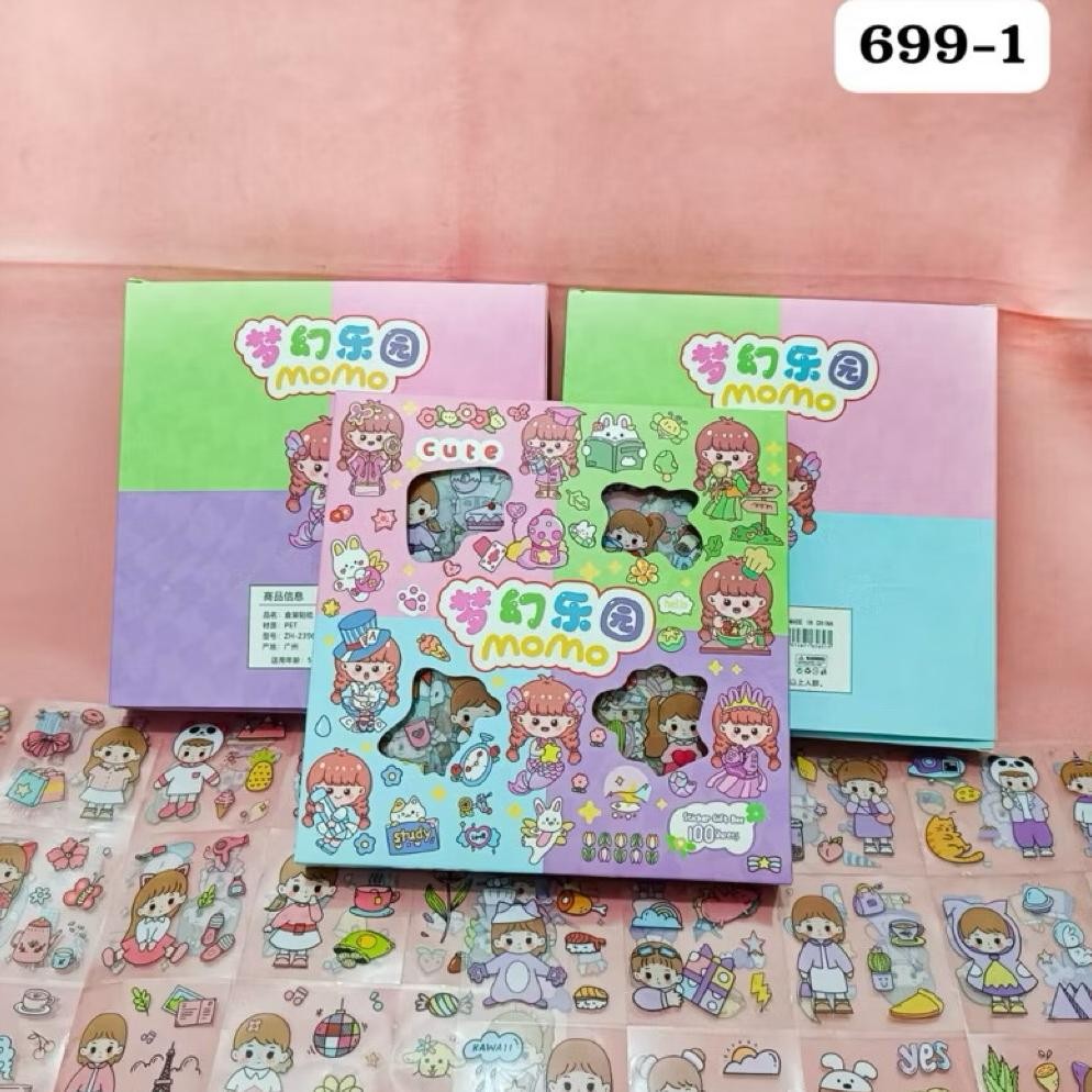 

Sticker Momo Mix Isi 100 Pcs Warna Mix Rainbow Stiker Korea Murah Karakter Anak Tempelan Laptop Gelas Botol New