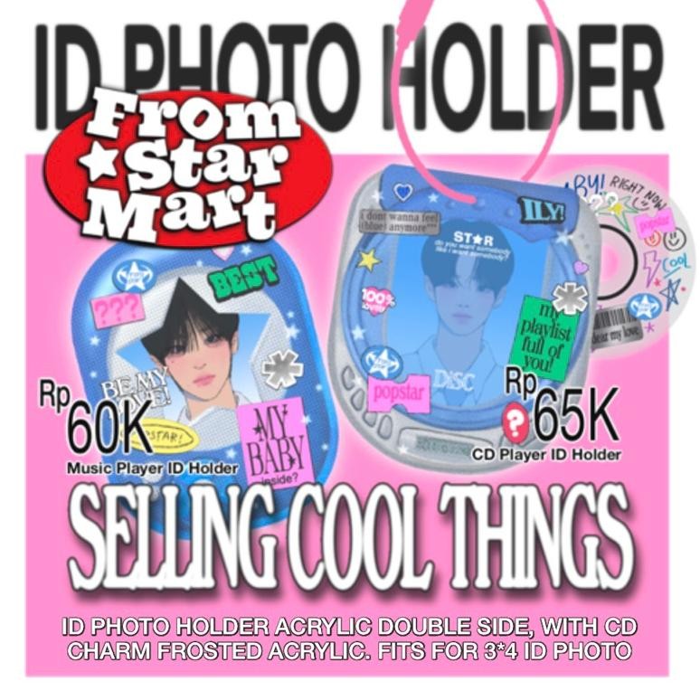 

[FROM.STAR] CD / MUSIC PLAYER ID HOLDER | ID PHOTO HOLDER