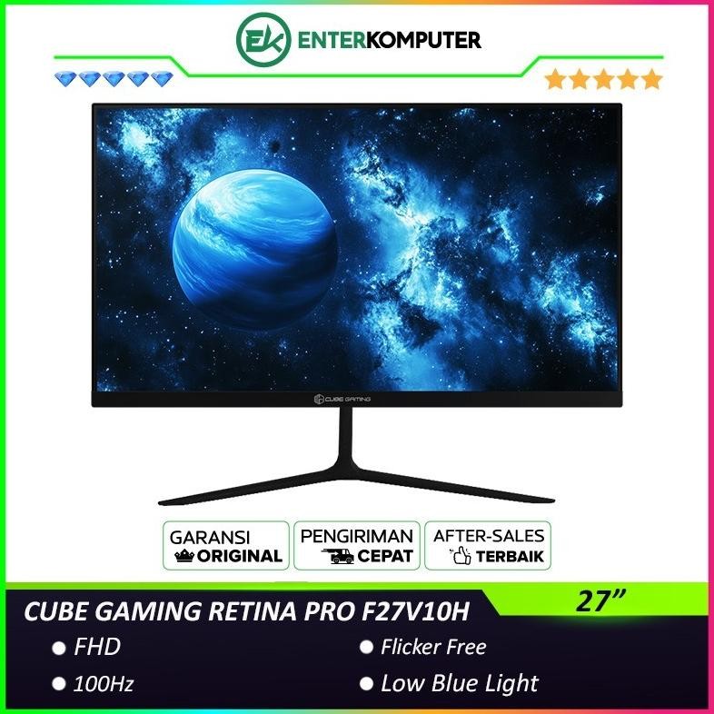 Cube Gaming Retina Pro F27V10H 27" Fhd Ips Frameless 100Hz Gaming Monitor / Monitor 27 Inch