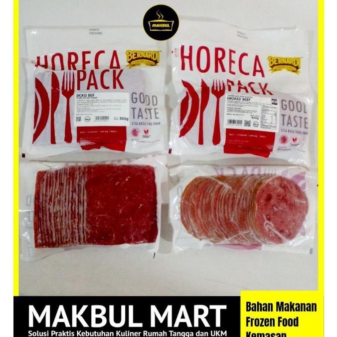 

Bisa Cod Bernardi Smoked Beef Kotak, Bulat 500Gr Th-1