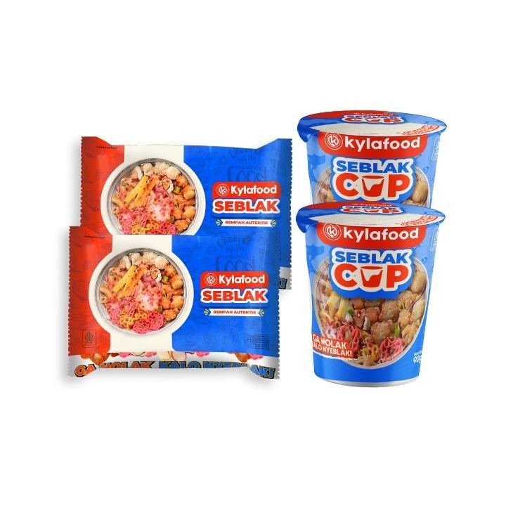 

Fue-K5X20 Kylafood Paket 2 Seblak Cup + 2 Seblak Rempah Autentik Do86
