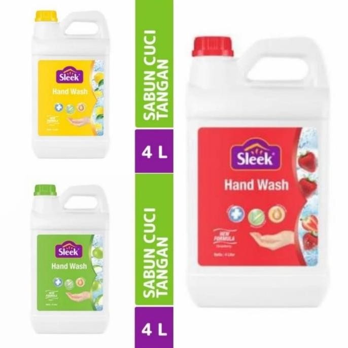 SABUN CUCI TANGAN SLEEK HAND WASH 4 LITER JRIGEN