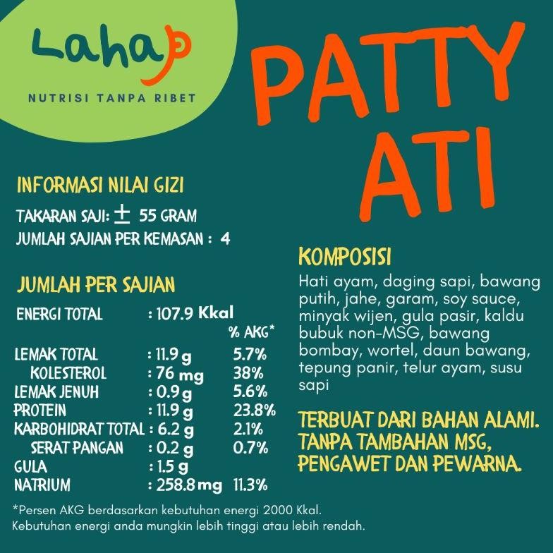

Termurah Patty Ati - Nutrisi Anak Tanpa Ribet (Ready To Cook) Oh34