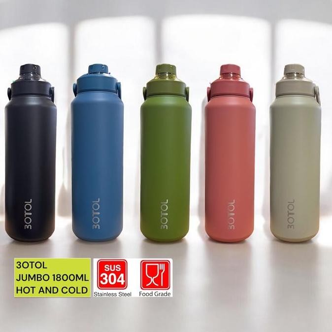 TERMURAH Termos Tempat Minum Botol Stainless Vacuum Dubblin - Jumbo 1800
