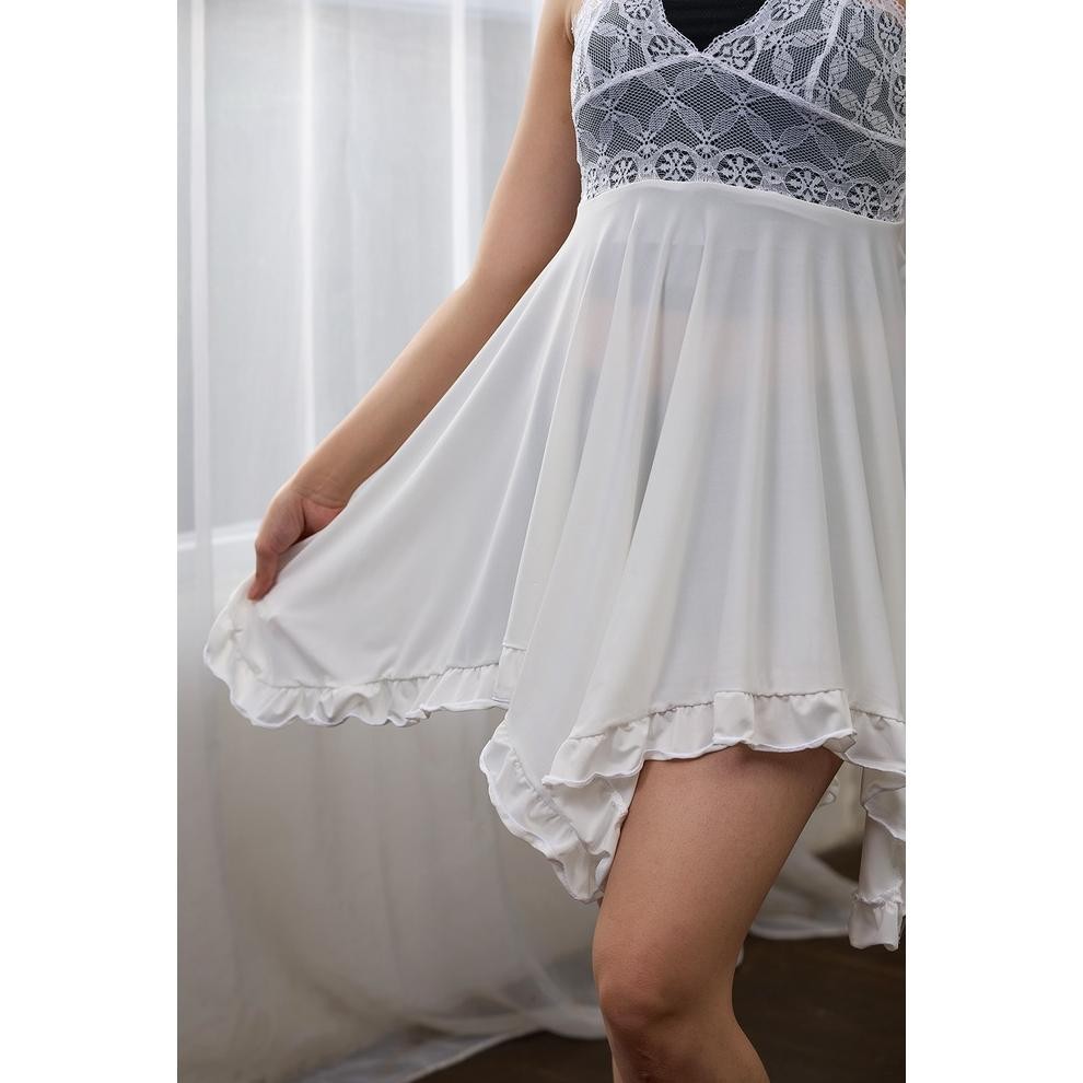 MOON ALICE PREMIUM SEXY LINGERIE WANITA TRANSPARAN KEKINIAN MODERN UKURAN BIG SIZE M234B