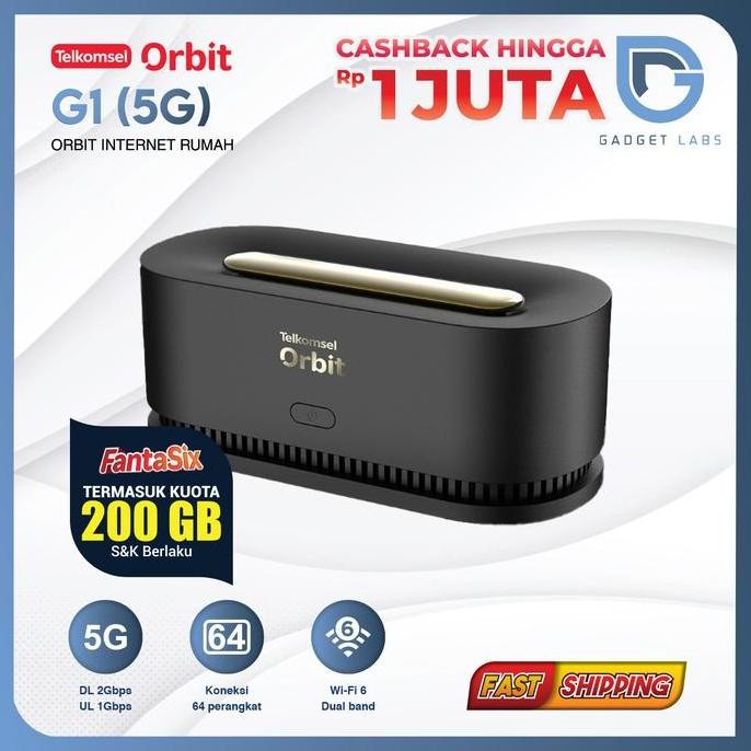 Modem Telkomsel Orbit 5G G1 Wifi 5G & 4G Lte Free Kuota 200Gb New Stok