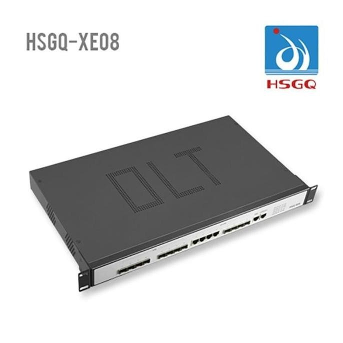 Hsgq Xe08Id Olt 8 Port Epon Olt 10G Uplink Ac+12V Dc - Non Sfp Xe08Id New Stok