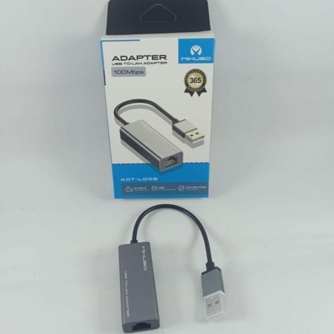 Mikuso Adt-L005 Pro Usb To Lan Adapter 100Mb/S Nisuta Adt-L005 Pro Original Mikuso New Stok