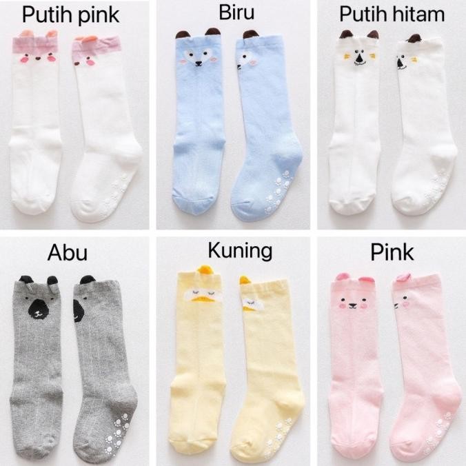 BNM Kaos Kaki Bayi Panjang Kaos Kaki Anak Perempuan Laki Laki Korea Halus