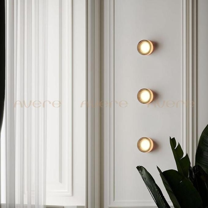 Wall Lamp Lampu Hias Dinding Unik Kaca Bulat | DIMPLE