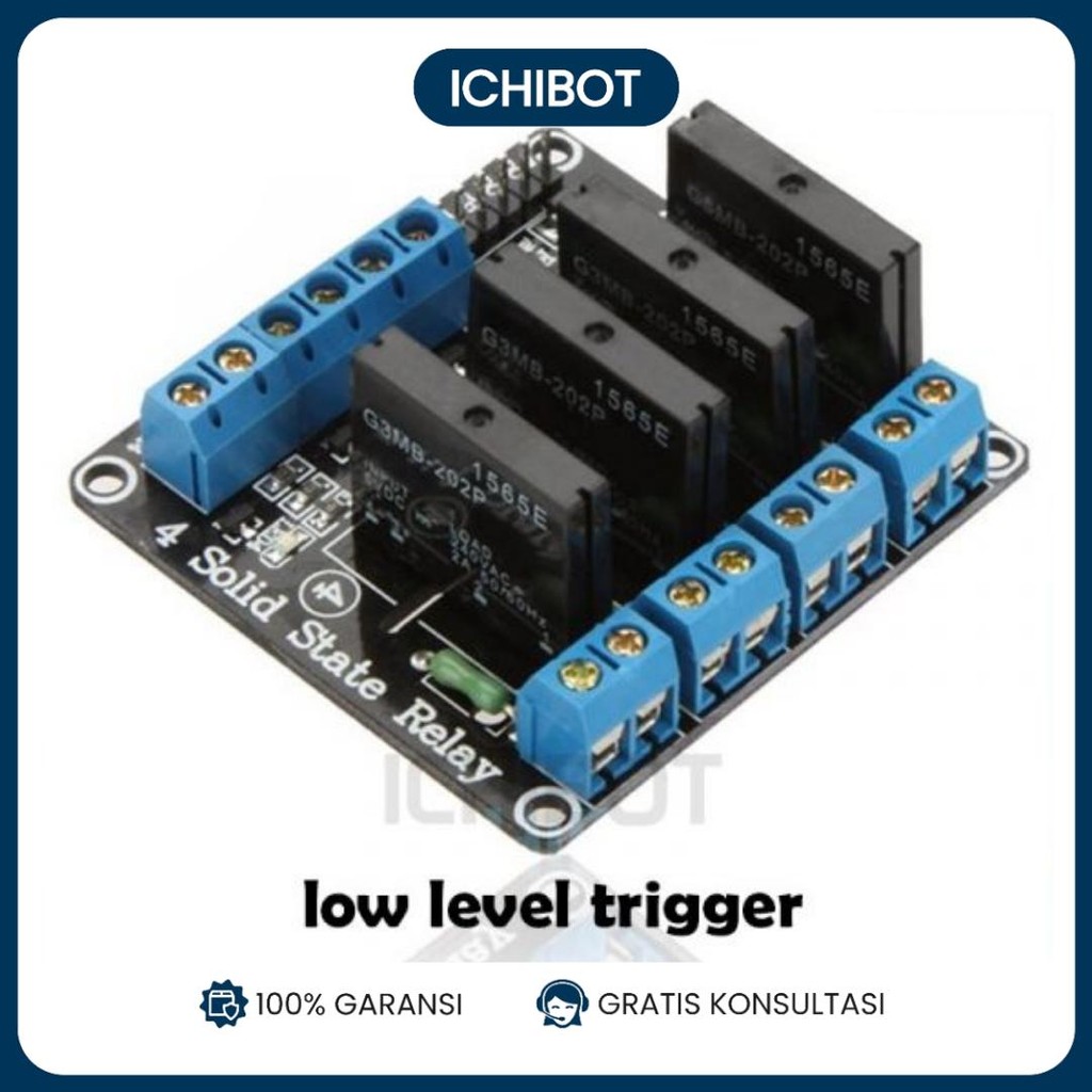 Modul Solid State Relay SSR 4Ch 4 Channel - Aktif Low