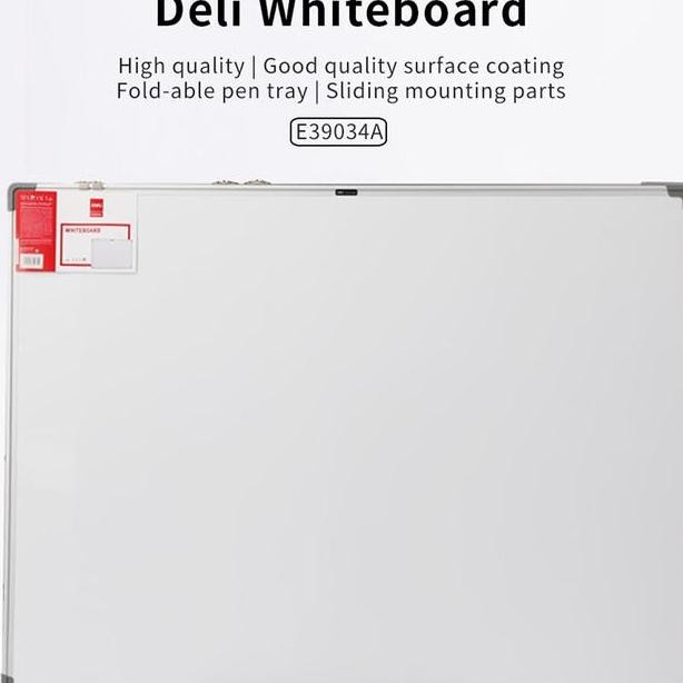 

Deli Whiteboard Papan Tulis Putih 9001200Mm 36In48In E39034A