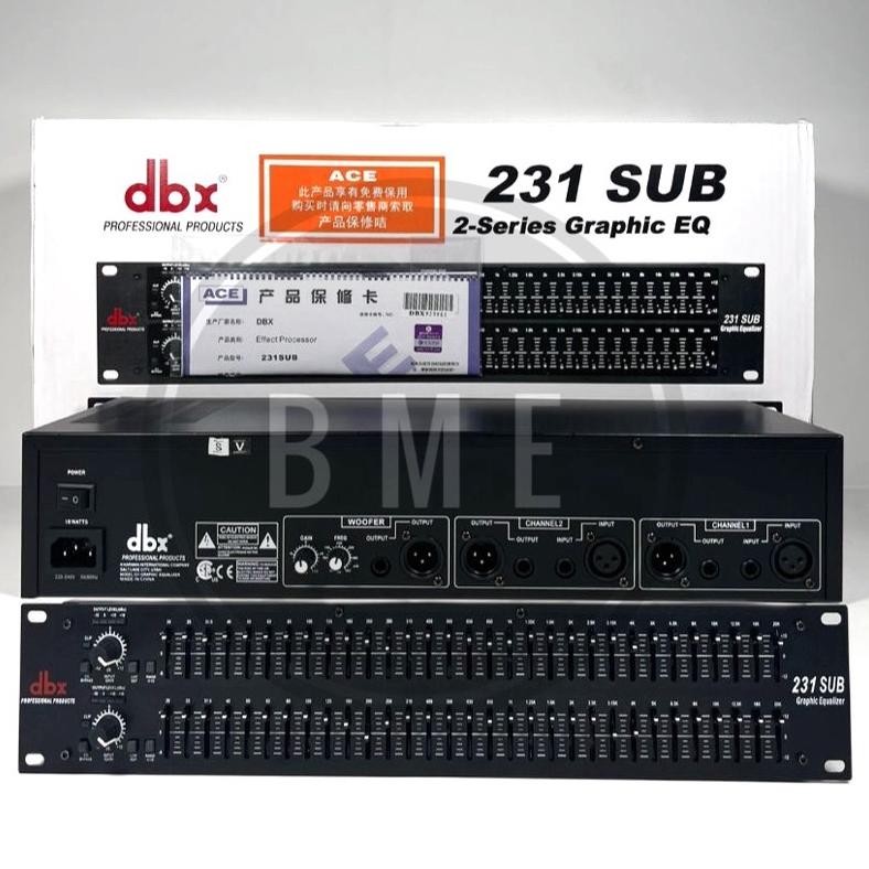 Equalizer DBX 231+Subwoofer/Equaliser DBX 231 Subwoofer
