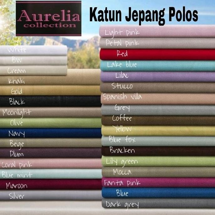 Sarung Bantal & Guling Tali katun jepang polos