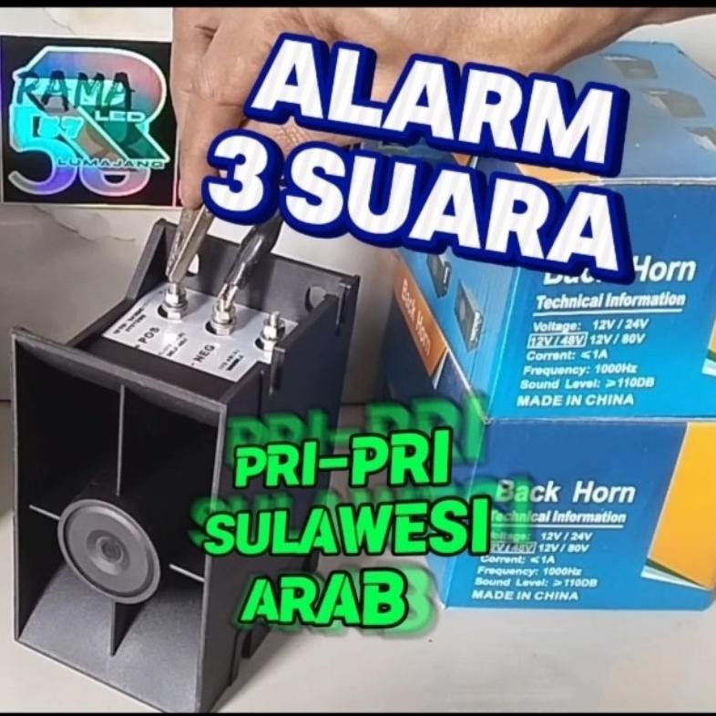 ALARM 3 SUARA (MUNDUR+REM)