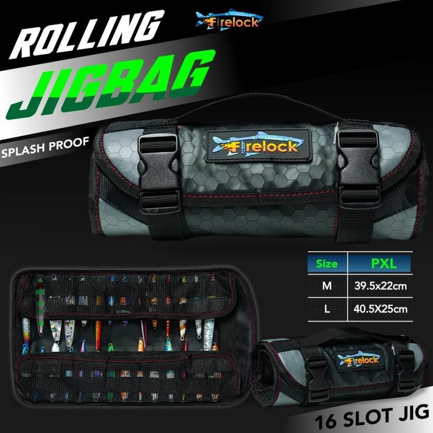 FIRELOCK JIG BAG ROLL | TAS METAL JIG | TEMPAT METAL JIG