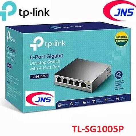 Tp-Link Tplink Tl-Sg1005P Switch 5 Port Gigabit Poe New Stok