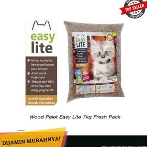 OJOL Pasir Kucing Pellet Kayu Khusus Ojol Wood Pelet EASY LITE 7KG EASY LITE Cat Litter 7KG Paw Perf
