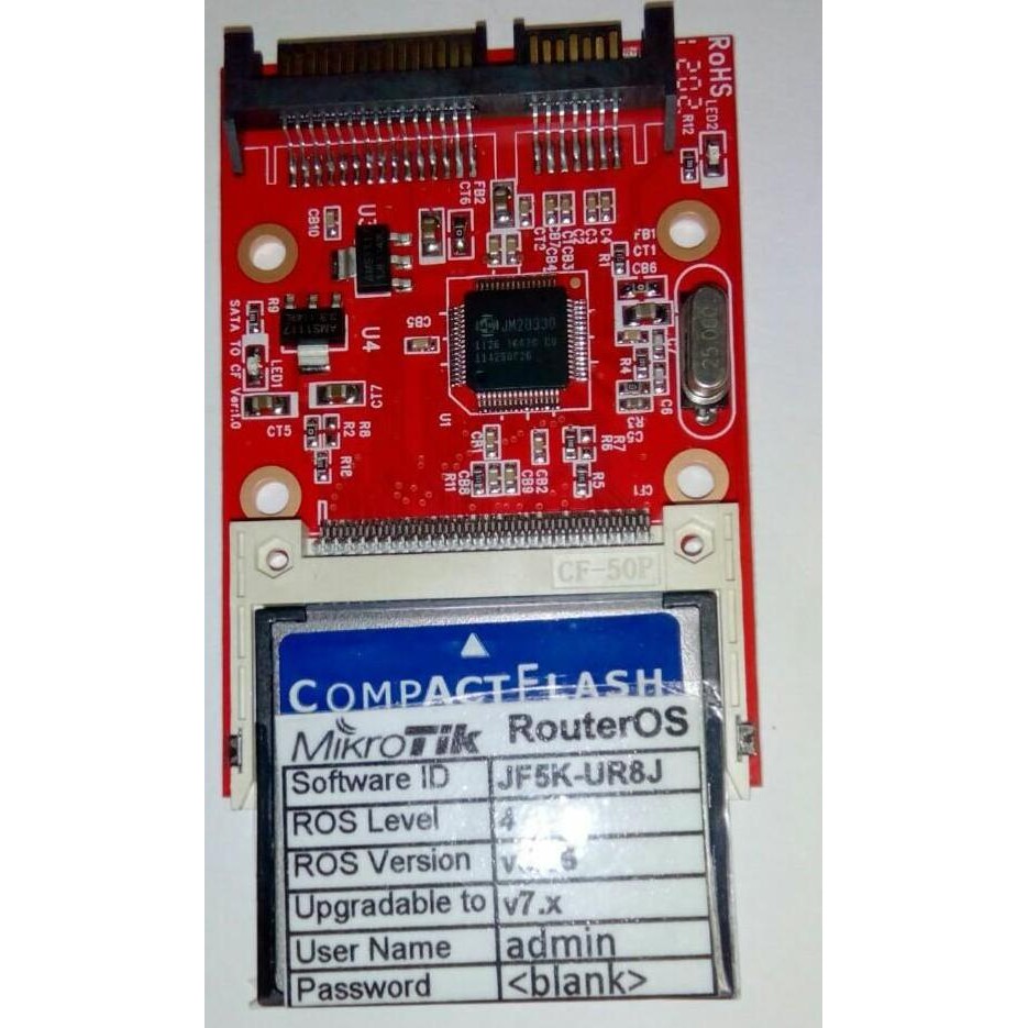 Mikrotik Dom Sata Routeros Lisensi Level 4 Untuk Pc Server New Stok
