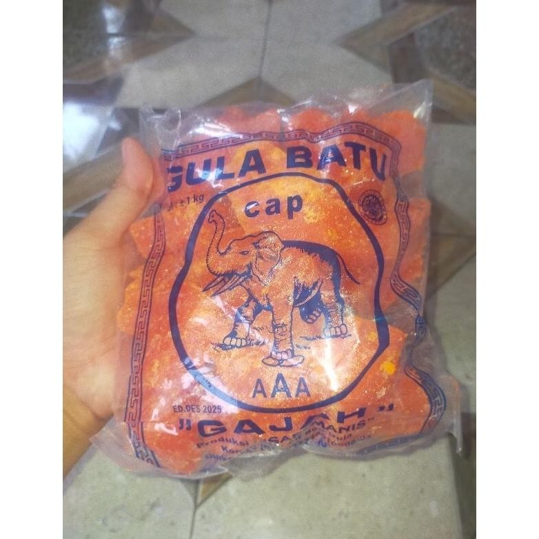 

Gula Batu Madu Merah Cap Gajah Kemasan 1 Kg SV