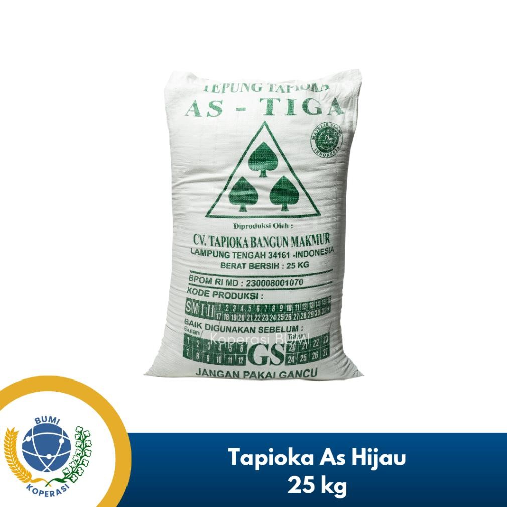 

Tepung Tapioka Aci AS Hijau 25kg SV13