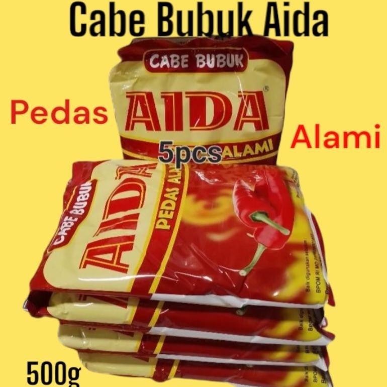 

PAKET HEMAT 5 Pcs Cabe Bubuk AIDA CABE GILING g