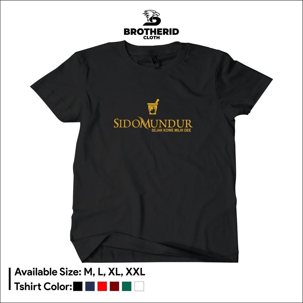 Promo Kaos Plesetan Sido Mundur Baju Tulisan Jawa Logo Sido Muncul Lucu Unik Distro Combed 30S
