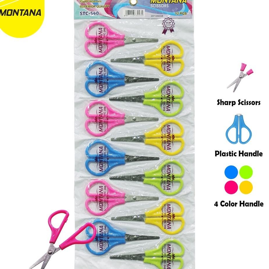 

Montana Scissors Gunting Stainless Steel 12 Cm Multipuose Anti Karat Stc540Lusin