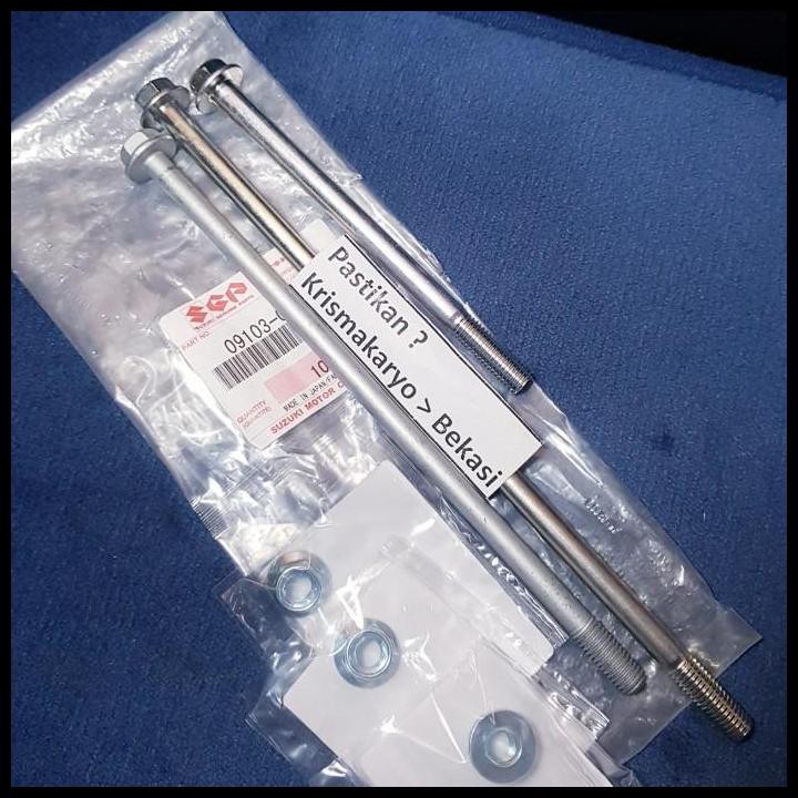 Terbaru Baut Pegangan Mesin Satria 2 Tak Hiu 2T Lumba Ori Monting 2Tak Mounting Rangka Suzuki High Q